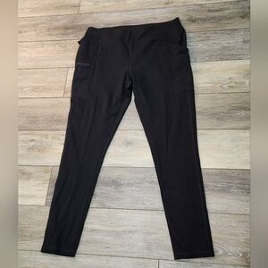 Carhartt Fitted Force Leggings Women Size Large Black Pockets